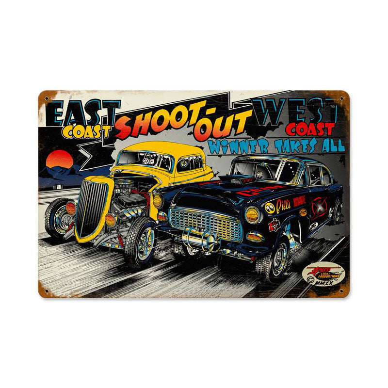 East Coast West Coast 18 x 12