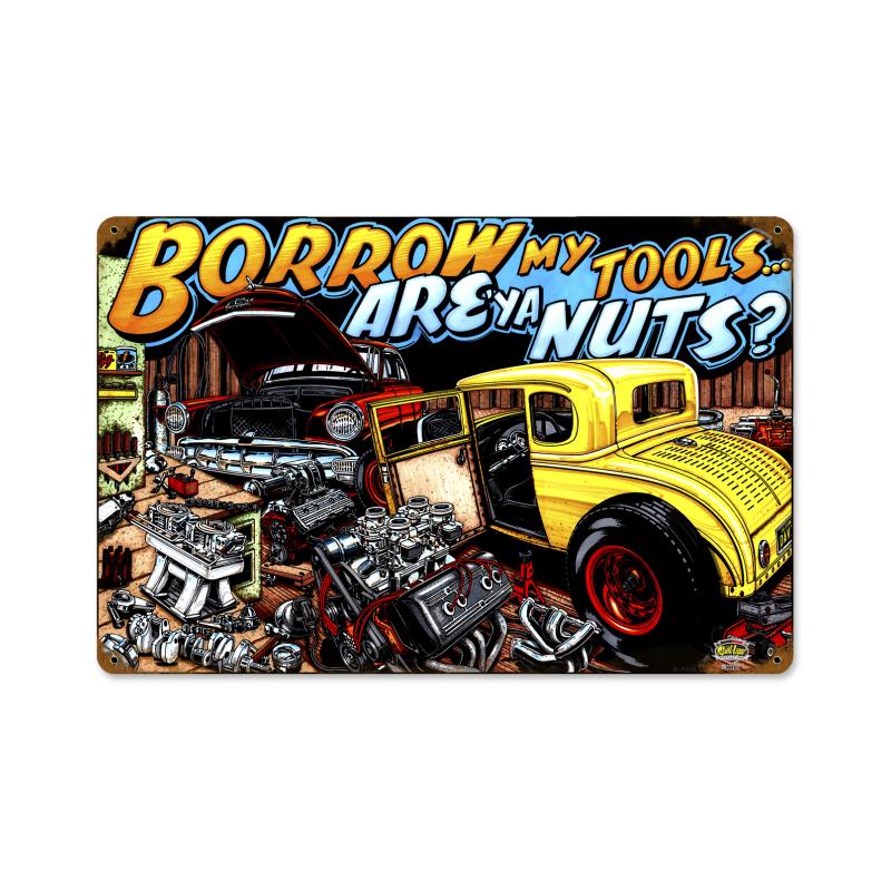Borrow My Tools 12 x 18
