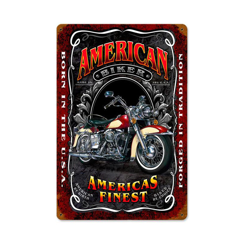 American Biker 12 x 18