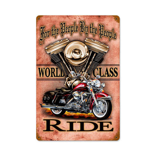 For The People Vintage Style Metal Sign 12 x 18