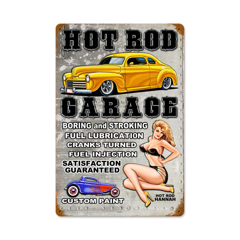 Hot Rod Garage 12 x 18
