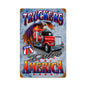 Truckers Drive 18 x 12