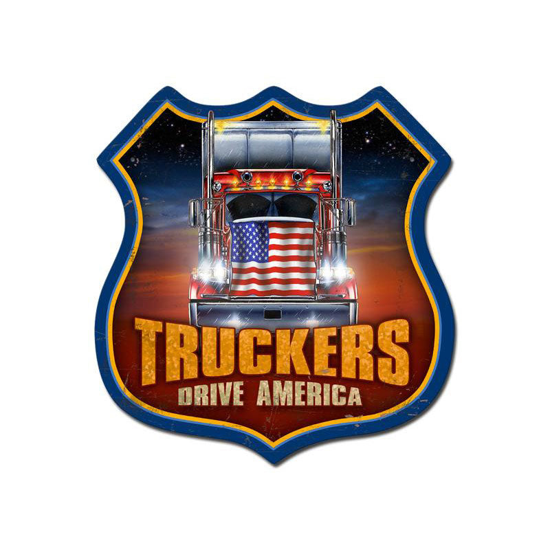 Truckers Drive America 15 x 15