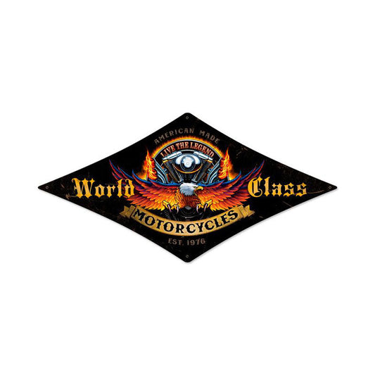 World Class Motorcycles 14 x 22