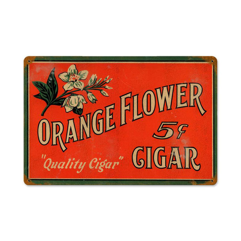 Orange Cigar 12 x 18