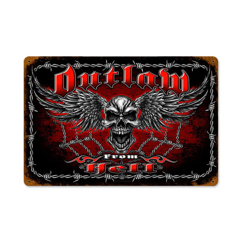 Outlaw From Hell 12 x 18