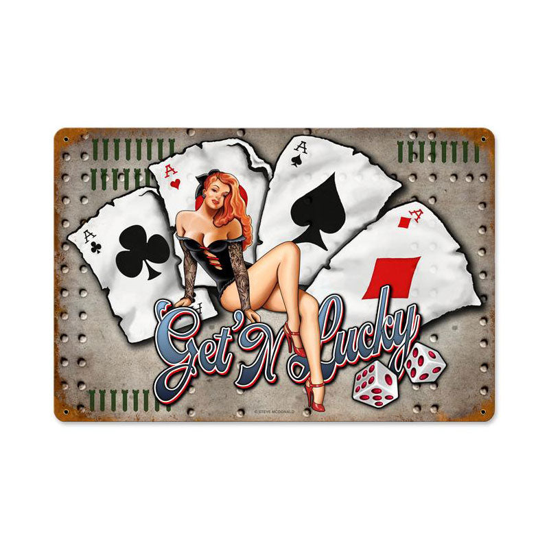 Get N Lucky 12 x 18