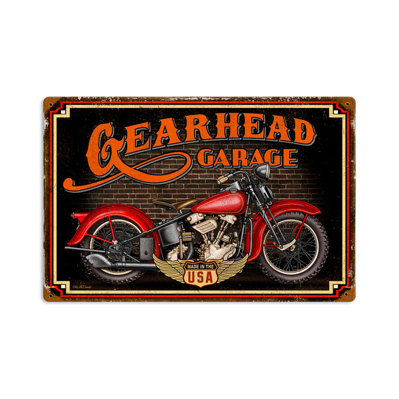 Gear Head 18 x 12