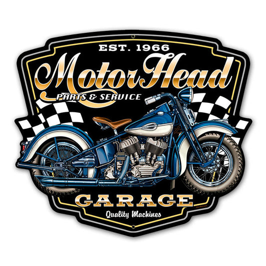 Motorhead Vintage Style Metal Sign 16 x 16