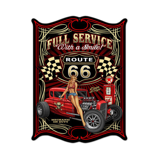 Full Service Vintage Style Metal Sign 14 x 19