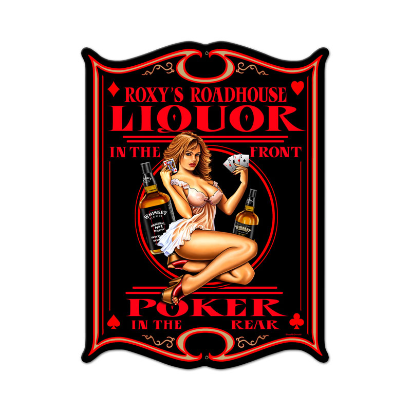 Liquor Poker 14 x 19
