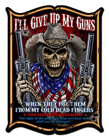 I'Ll Give Up My Guns 24 x 33