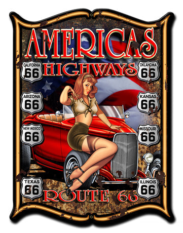 America'S Highways 14 x 19