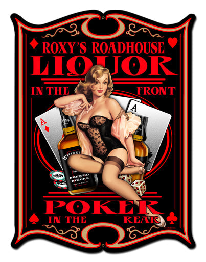 Roxy'S Roadhouse Vintage Style Metal Sign 24 x 33