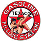 Texaco Girl 14 x 14