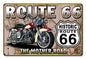 Route 66 The Mother Road 18 x 12