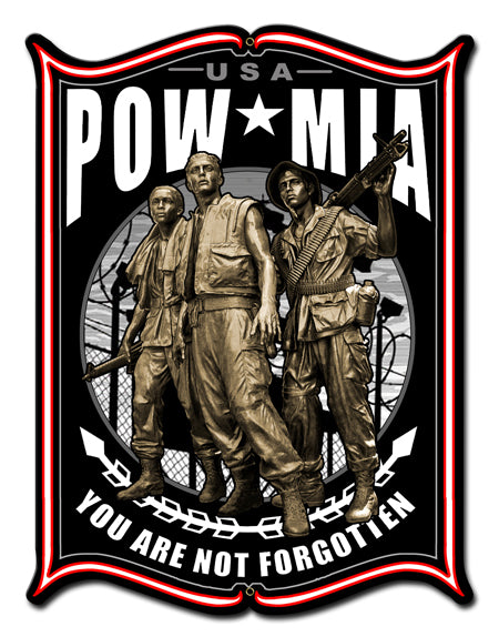 Pow Vintage Style Metal Sign 18 x 24