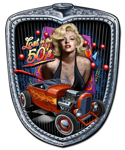 Marilyn Grill Vintage Style Metal Sign 24 x 30