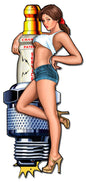 Spark Plug Girl 18 x 38