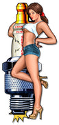 Spark Plug Girl 20 x 42