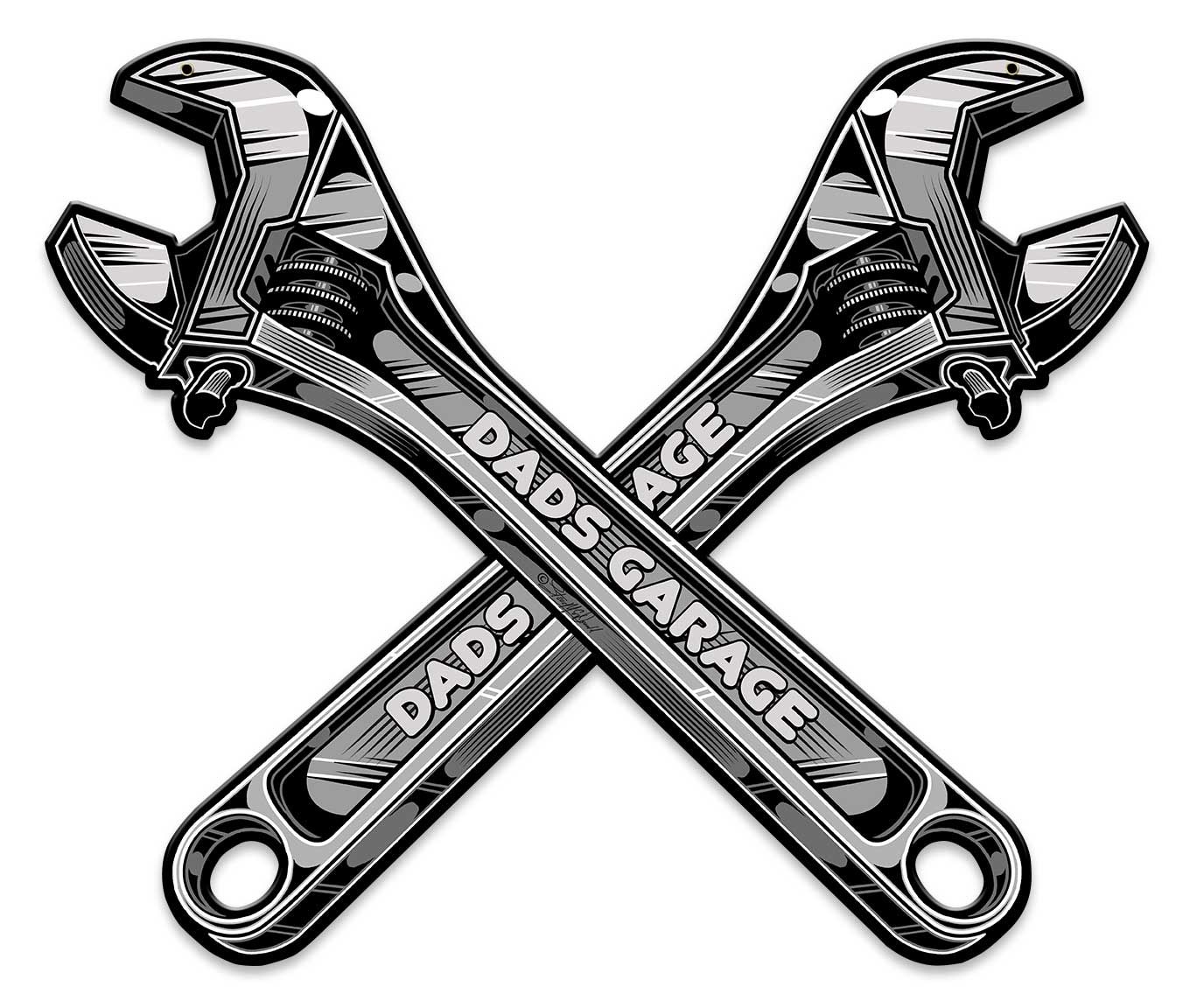 Dad'S Garage Wrench 18 x 15