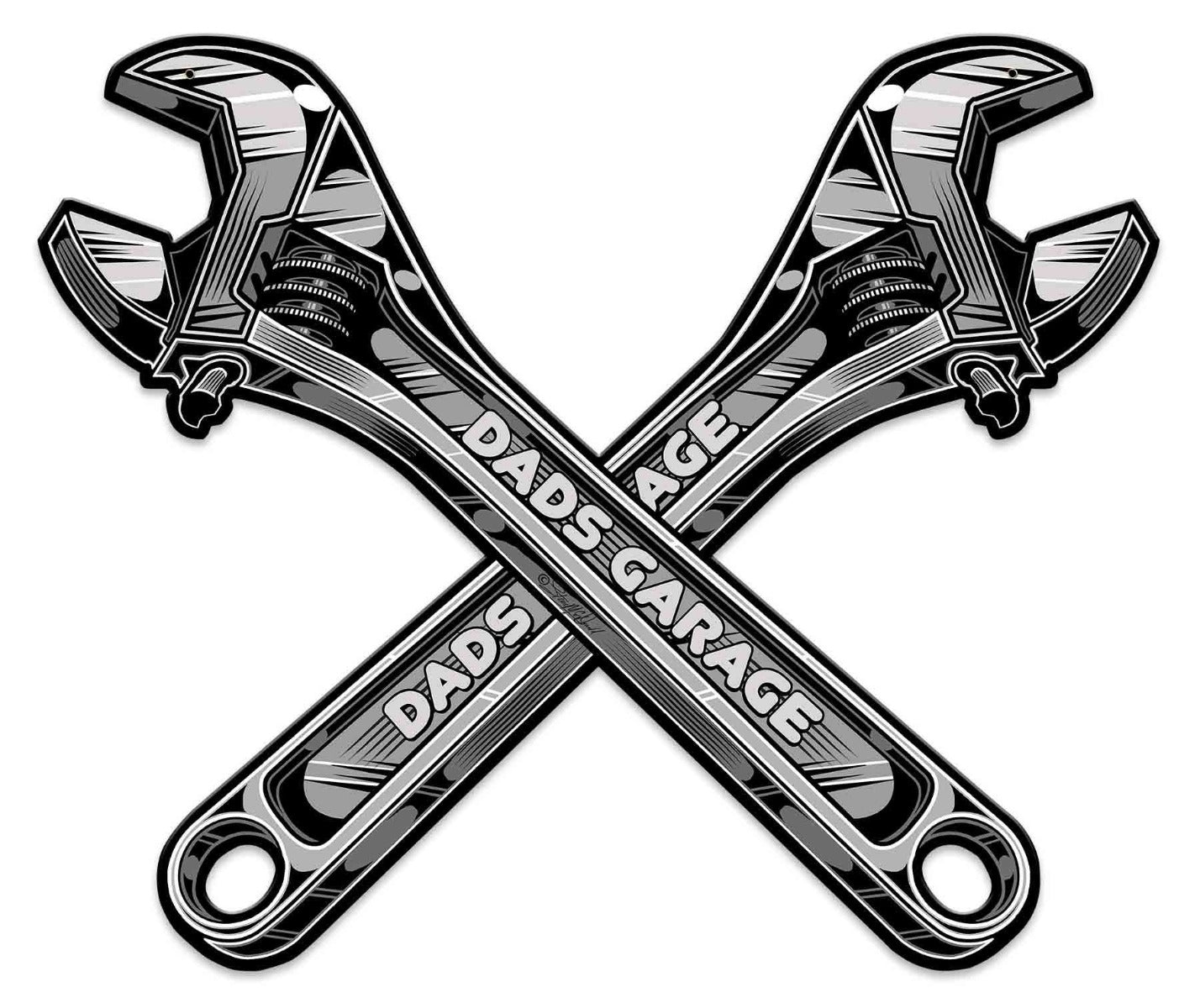 Dad'S Garage Wrench 24 x 20