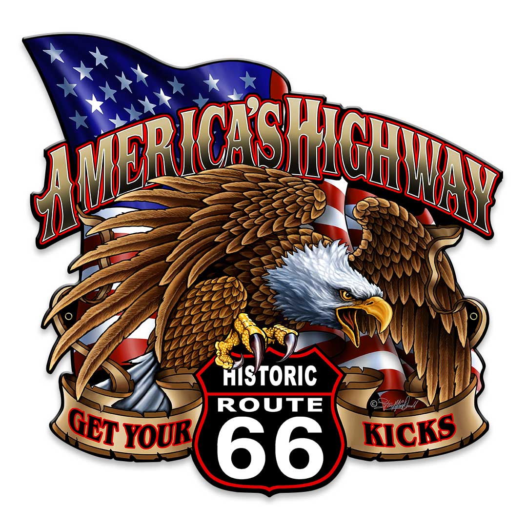 America'S Highway Route 66 14 x 14