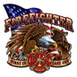 Fire Fighter Eagle 18 x 18