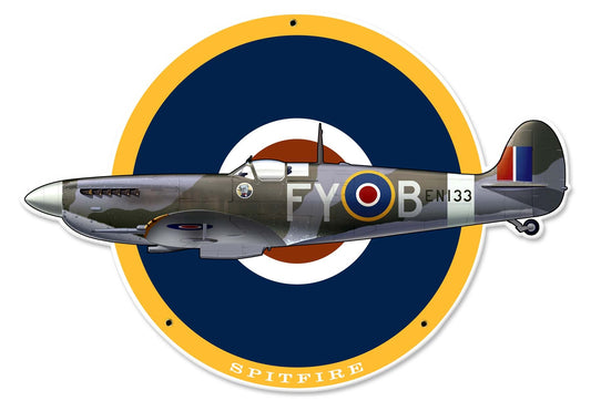 Spitfire Vintage Style Metal Sign 24 x 16