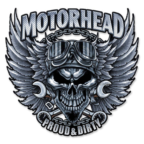 Motorhead Vintage Style Metal Sign 14 x 14