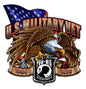 Us Military Vet Eagle 24 x 24