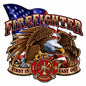 Fire Fighter Eagle 24 x 24