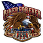 Biker Forever Eagle 18 x 18