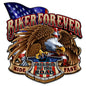 Biker Forever Eagle 14 x 14