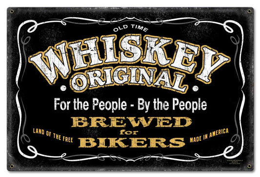 Whiskey Original Vintage Style Metal Sign 24 x 16