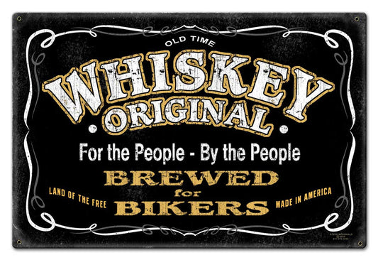 Whiskey Original Vintage Style Metal Sign 30 x 20