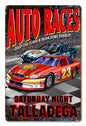 Auto Races 12 x 18