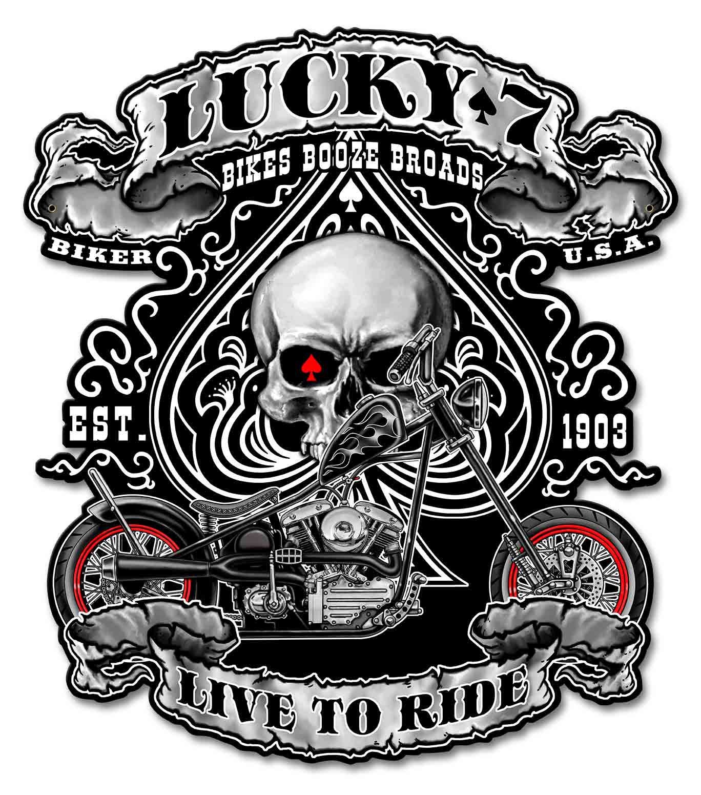 Lucky 7 18 x 20
