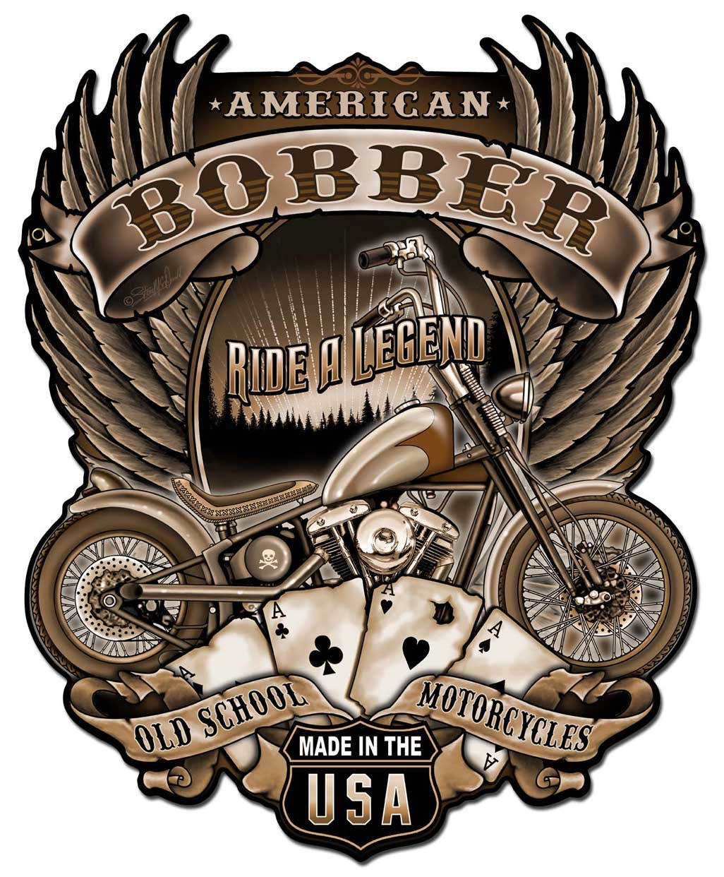 American Bobber 18 x 22