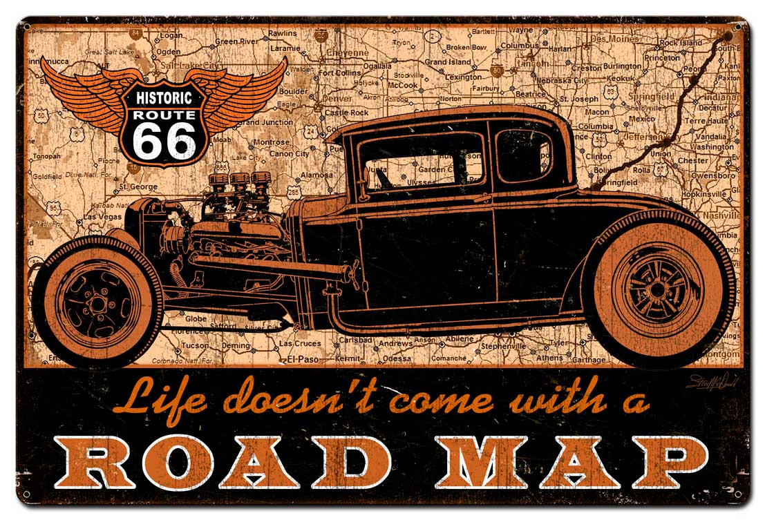 Road Map 36 x 24
