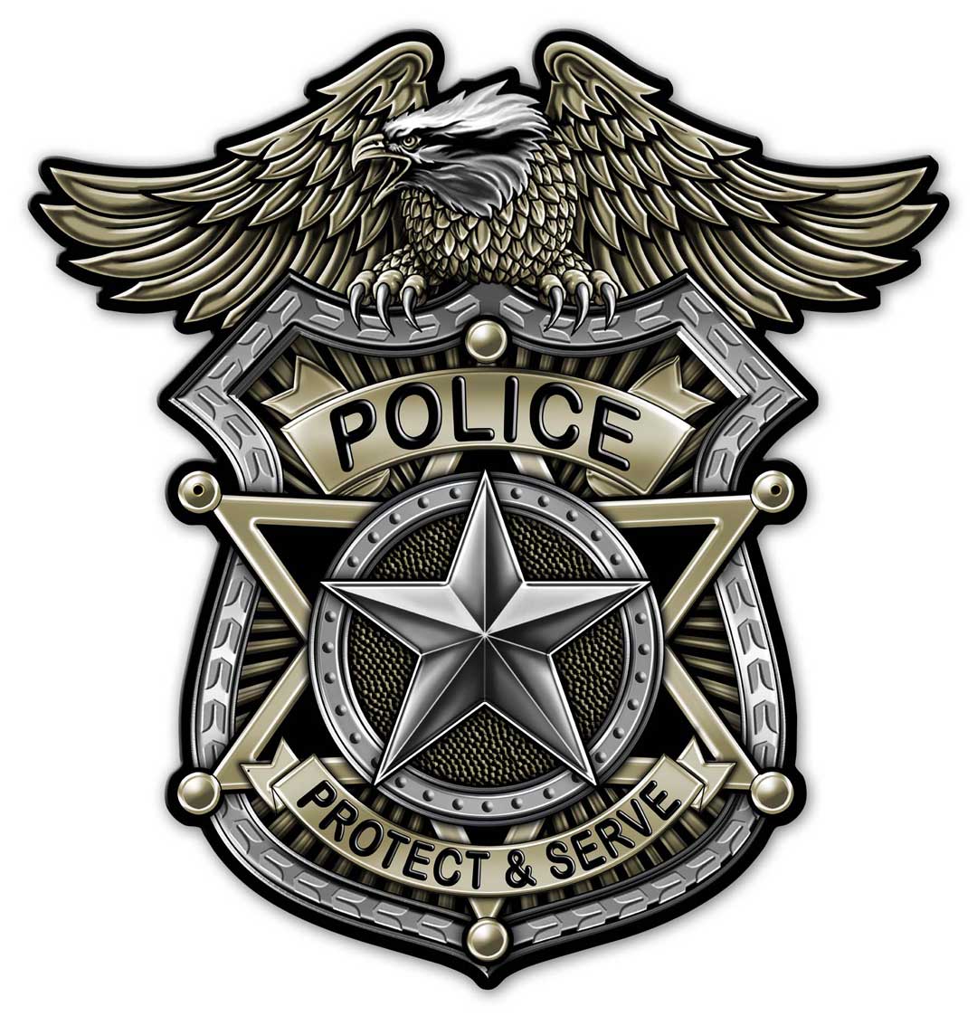 Police Badge 24 x 24