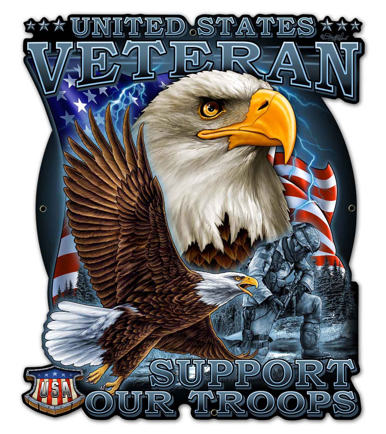 Veteran Military 2 23 x 26
