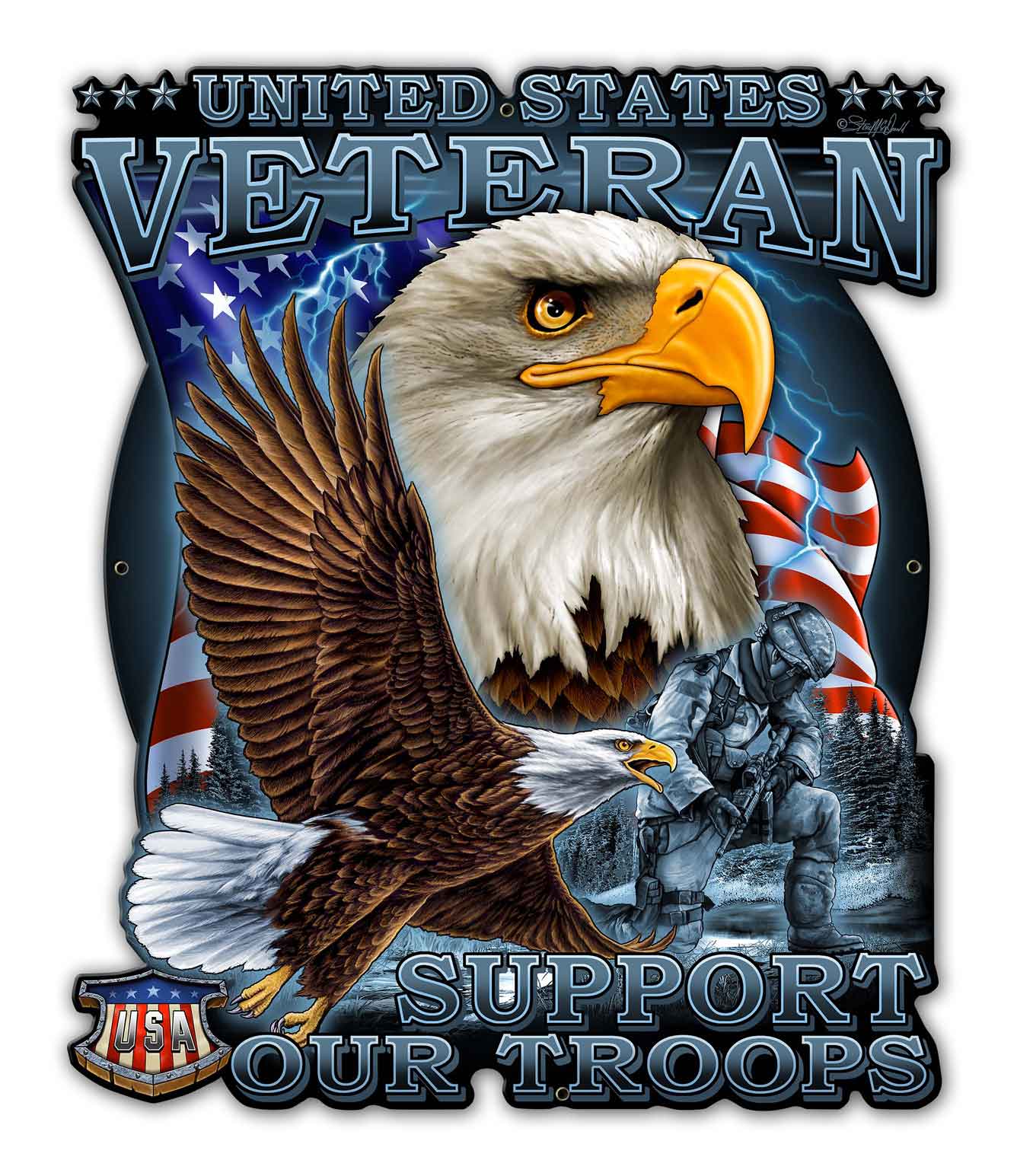 Veteran Military 2 28 x 33