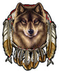 Wolf Indian 24 x 29