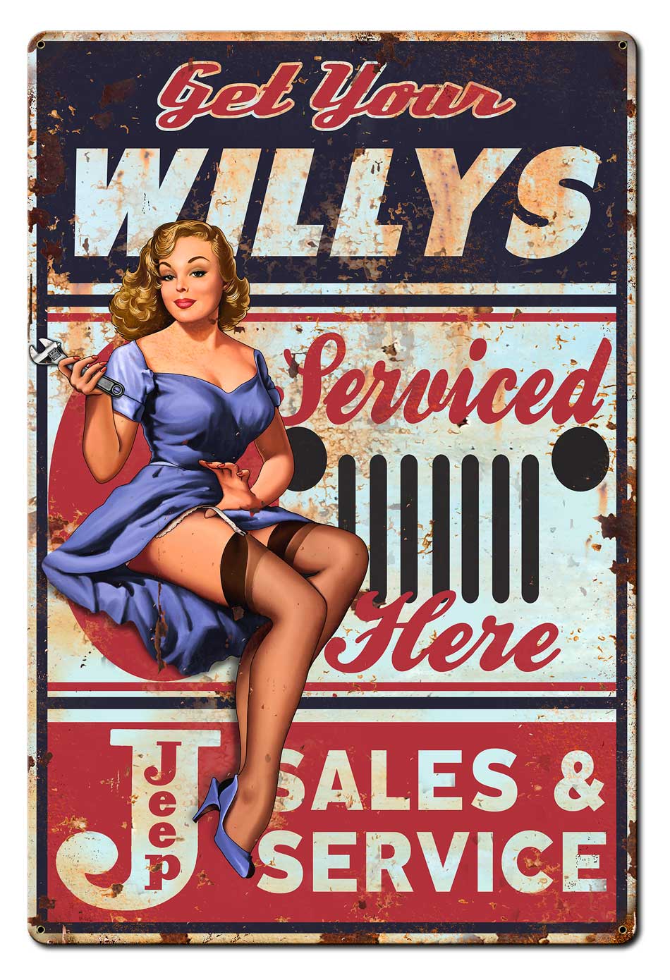 Willy'S Services 24 x 36