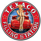 Texaco Girl 7 14 x 14