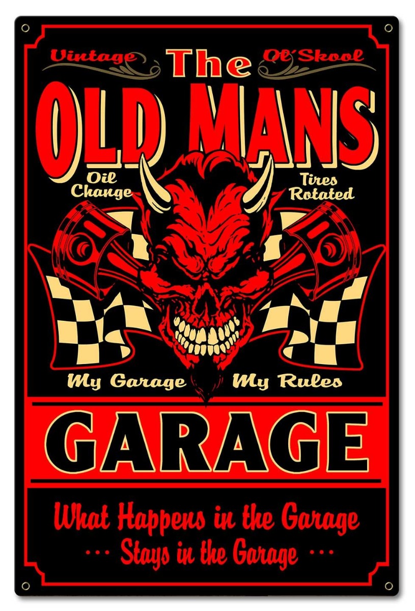 Old Man'S Garage 16 x 24