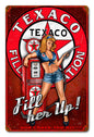 Texaco Girl 12 x 18