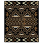 Brown Buffalo Blanket Look 40 x 48
