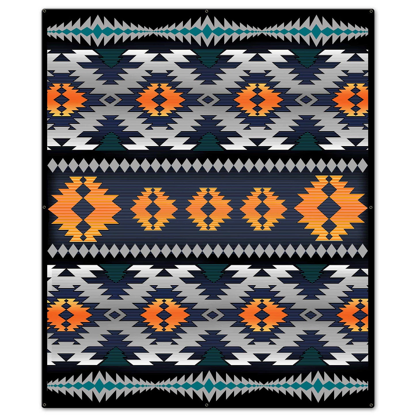 Orange Blanket Look 40 x 48